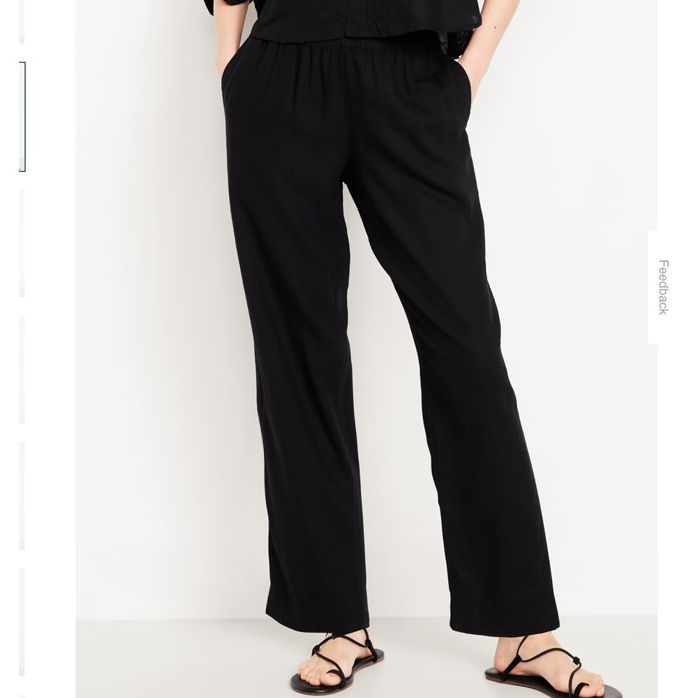 Old Navy Black Wide Leg Pants